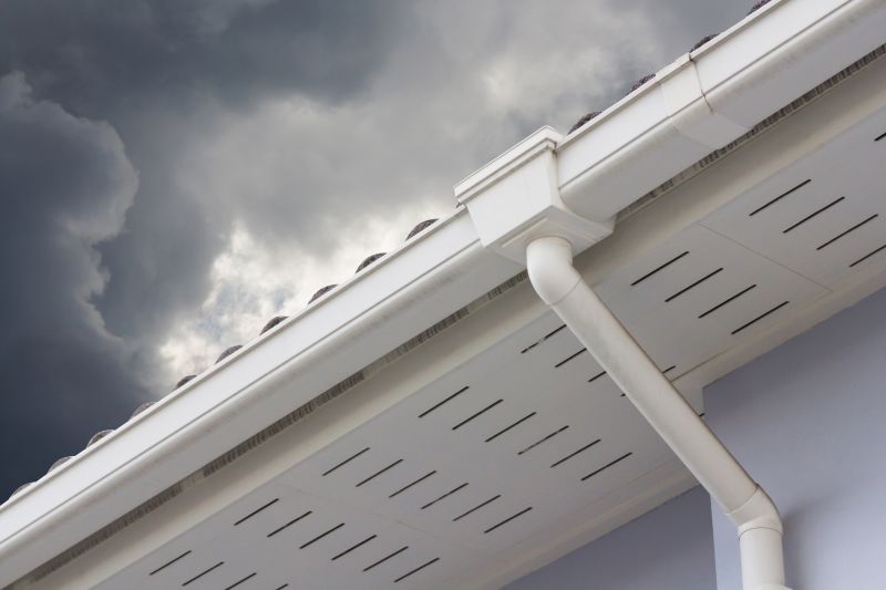 Gutter System on Roof